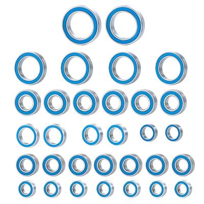 32Pcs Wheel Hub Sealed Bearing Kit Compatible with Gen8 1/10 Scale RC Crawler Models