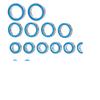 32Pcs Wheel Hub Sealed Bearing Kit Compatible with Gen8 1/10 Scale RC Crawler Models view 3