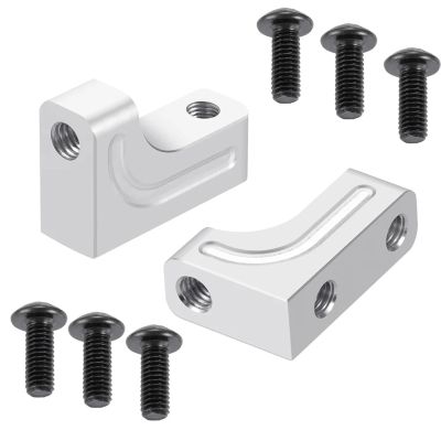 For Axial For SCX10 1/10 Servo Mount Bracket Aluminum Alloy Fixed Stand RC Crawler Car Upgrade Parts Model Accessory Rc Models Accessories(Silver)