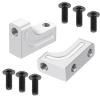 For Axial For SCX10 1/10 Servo Mount Bracket Aluminum Alloy Fixed Stand RC Crawler Car Upgrade Parts Model Accessory Rc Models Accessories(Silver) view 1