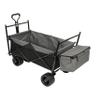 Heavy-Duty Collapsible Wagon with Removable Canopy and Mosquito Net, All-Terrain 7-Inch Wheels, 480-Pound Capacity for Camping, Shopping, Garden, and Outdoor Use view 1