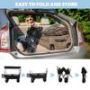 Heavy-Duty Collapsible Wagon with Removable Canopy and Mosquito Net, All-Terrain 7-Inch Wheels, 480-Pound Capacity for Camping, Shopping, Garden, and Outdoor Use view 4