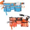 Hi-Spec 16pc Blue Kids Tool Set with Tool Belt and 16pc Orange Kids Tool Kit Set & Child Size Tool Belt view 1