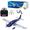 Authticar RC Airplane, QIDI-580 5CH RC Glider Plane - SR22 Full-Function Model with Brushless Motor & LED Lights, 30 Min Flight, Auto-Balance, Ready-to-Fly for Beginners and Adults (Blue) view 1