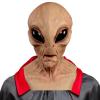 Alien Maske, Alien Face Masque, Breathable Full Head Halloween Scary Realistic ET Maske, Outer Space Creature Head Cover Cosplay Prop, Realistic Creepy Halloween Maskes, Halloweens Cosplay view 1