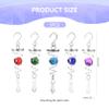 5 Pcs Wind Spinners Stainless Steel Wind Spinner Tail Gazing Ball Spiral Tail Spinners with Hanging Swivel Hook to Stress Relief for Indoor Outdoor Decoration or view 3
