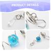 5 Pcs Wind Spinners Stainless Steel Wind Spinner Tail Gazing Ball Spiral Tail Spinners with Hanging Swivel Hook to Stress Relief for Indoor Outdoor Decoration or view 4