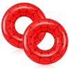 2 Pcs 28 Inch Spider Web Pool Floats for Kids Adults, Floaties Pool Tubes Spider Inflatable Swim Rings Toys for Summer Beach Birthday Party Water Park Fun Interactive Water Play Accessories view 1