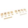 ancona Chicken Family, Spanish/English Bilingual, Montessori Preschool Memory Matching Game Box Set with Animal Figurines & Matching Puzzle Cards, Early Education Toy view 2