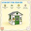 GOWE Outdoor Kids Cottage,Wooden Playhouse view 2