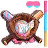 Jexine Ice Cream Drip Baseball Piata Set Ice Cream Sport Party Supplies Fiesta Piata Bundle with Blindfold Bat Stick for Summer Sport Baseball Drip Birthday Party Event Supplies Decor view 1