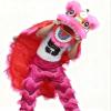 14 Inch Lion Dance Mascot Costume, Chinese Traditional Dragon Lion Dance for Party Carnival Festival(I) view 2