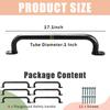 6 Pack Black 17Metal Playground Safety HandlesFor Indoor & Ourdoor view 2