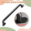 6 Pack Black 17Metal Playground Safety HandlesFor Indoor & Ourdoor view 3