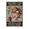 1000 Piece Girl Wooden Brain Puzzles There was A Girl Who Really Loved Dogs and Gardening for Kids and Adult Challenge Wooden Brain Teasers Puzzle for Family 29.5x19.7 Inch view 1