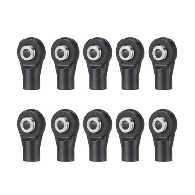 10Pcs M3 Plastic Bent Rod Ends Width Balls Ends CW Compatible with RC Car Models 1 10 Scale for Part Number 90046 Aftermarket Replacement(Type C 10Pcs)