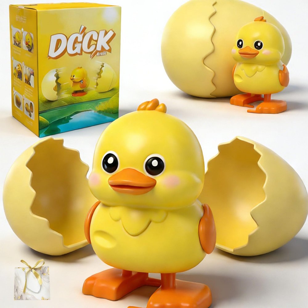 Civilizek Wind-Up Animal Hatching Surprise Egg, Reusable Clockwork Dino Fun Dinosaurs Toys for Boys Girls Christmas Birthday Easter (B.)
