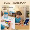 Qxtamo STEM Toys for Kids Ages 4-6, AR Tangram Puzzles with 1000+ Combinations & 20 Cognitive Cards, Food-Grade Silicone Sensory Toy, Interactive Family Games & Meaningful Screen Time Alternative view 3