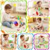 KMTJT Wooden Activity Cube - Montessori Toys for 1 2 3 Year Old Toddlers view 3