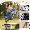Teyva Daily Large Hobby Horse, Realistic Head, Long Flowing Mane, Removable Leather Reins, Solid Wooden Stick for Equestrian Training & Competition, Screen-Free Fun for Active Kids(Black and White) view 3