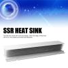 Single Phase SSR Heatsink Aluminum Solid State Relay Heat Sink Accessory, Compact Durable Design - Quick Cooling, Stable Operation, Easy Installation for Electronics view 3