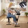61 Key Electronic Keyboard with Speaker,Piano Keyboard for Kids Beginner,300 Tones Rhythms Digital Keyboards Piano, Beginner Learning Keyboards,Headphone,Microphone,Music Stand, Stool, Black USA view 3