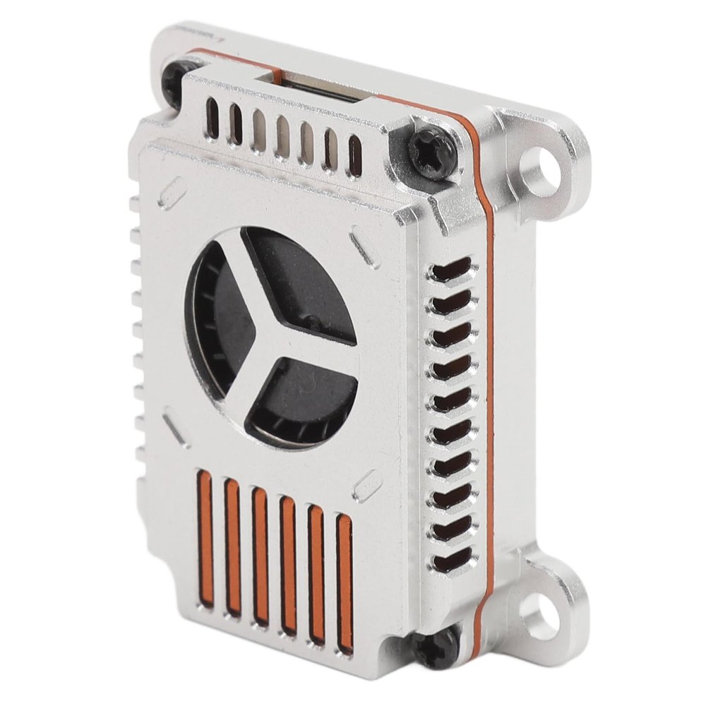 .2G 2W Switchable VTX Video Transmitter Module for FPV Drones High-Power Analog Video Transmission with Aluminum Alloy Heat Sink, Compatible with Most Race/Quad Frames