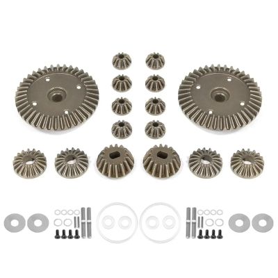 RC Models For Tamiya XV02 XM01 22049 39T Differential Gear Powdered Metal Aluminum Diff Case Model Accessory Assemble Parts(Size2)
