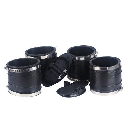 LUIBEFM Exhaust Y-Pipe Kit 1982-96 807166A3 Hose Bellows 32-14358T 32-44348T for MerCruiser 32-14358 32-44348 14348 14348A1 Marine Parts