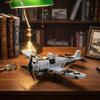 Aigidusansu WW2 Military Airplane Toy Building Sets, FW-190 Fighter Jet, Historically Accurate Aircraft Kits for Boys Age 8-12, for Girls Age 8-12, Military Fans, Adult view 4