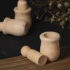 LUCKDANO 10Pcs Unfinished Wooden Peg Dolls Nesting Set - DIY Craft Kits for Kids Ideal Party Favor, Wedding Dcor & Creative Play - 1.18 * 2.68 in view 2