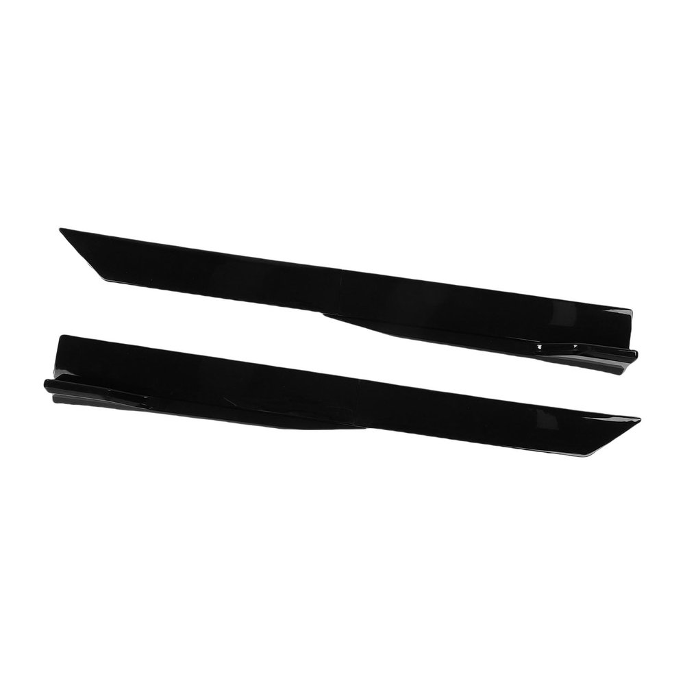 Side Skirts Rocker Panel Universal 105cm ABS Adjustable Splitter Lip for Enhanced Vehicle Styling and Improved Aerodynamics