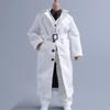 1/12 Scale Male Trench Coat Long Outerwear Jacket Clothing for 6-inches Male Action Figure Body, 1/12 Man Action Figure Business Suit Set Outfit (White, Outfit) view 1