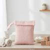 DAOLUAN Portable Baby Stroller Diaper Bag Infant Stroller Hanging Storage Pouch Small Mommy Bag for Outdoor (Light Pink, 22cm*20cm) view 3