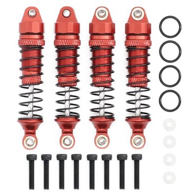 4Pcs Metal Front and Rear Shock Absorber for TRA-XXAS LaTrax Teton Desert Prerunner SST 1/18 RC Truck Car Upgrade Parts,A