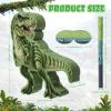 Harrycle Dinosaur Piata Set Dino Themed Piata with Stick and Blindfold Girls Dinosaur Birthday Party for Animal Theme Party Decoration Baby Shower Game Supplies (Green Dino) view 2