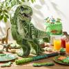 Harrycle Dinosaur Piata Set Dino Themed Piata with Stick and Blindfold Girls Dinosaur Birthday Party for Animal Theme Party Decoration Baby Shower Game Supplies (Green Dino) view 4