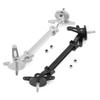 1:14th Scale Metal No Power Steering Axle for Tami-ya RC Truck Tipper Scania 770S 56368 Volvo ACTROS Benz Man LESU Model Car DIY(Silver Steering axle) view 2