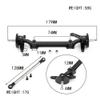 1:14th Scale Metal No Power Steering Axle for Tami-ya RC Truck Tipper Scania 770S 56368 Volvo ACTROS Benz Man LESU Model Car DIY(Silver Steering axle) view 4