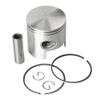 Piston Set with Rings STD 68mm for M40D 40HP 3-Cylinder Engines Compatible with Part Numbers 3C8-00001-3 356-00011-1 779-9615 view 3