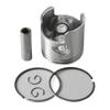 Piston Set with Rings STD 68mm for M40D 40HP 3-Cylinder Engines Compatible with Part Numbers 3C8-00001-3 356-00011-1 779-9615 view 4