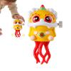 Electric Dancing Lion Toy with Led Light and Music, Creative Wind-Up Twisting Lion Dance Toy, Rechargeable Interactive Sensory Toys, for Christmas Birthday Gift,Focus Development view 1
