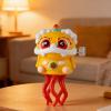 Electric Dancing Lion Toy with Led Light and Music, Creative Wind-Up Twisting Lion Dance Toy, Rechargeable Interactive Sensory Toys, for Christmas Birthday Gift,Focus Development view 2