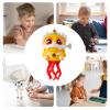 Electric Dancing Lion Toy with Led Light and Music, Creative Wind-Up Twisting Lion Dance Toy, Rechargeable Interactive Sensory Toys, for Christmas Birthday Gift,Focus Development view 4