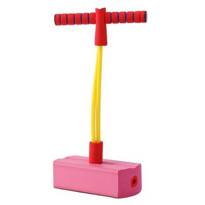 Pineeseatile Foam Jumper for Kids, Foam Jumper Soft Bungee Stick Toy Rubber Birthday with Light Sound for Kids for Daily Use