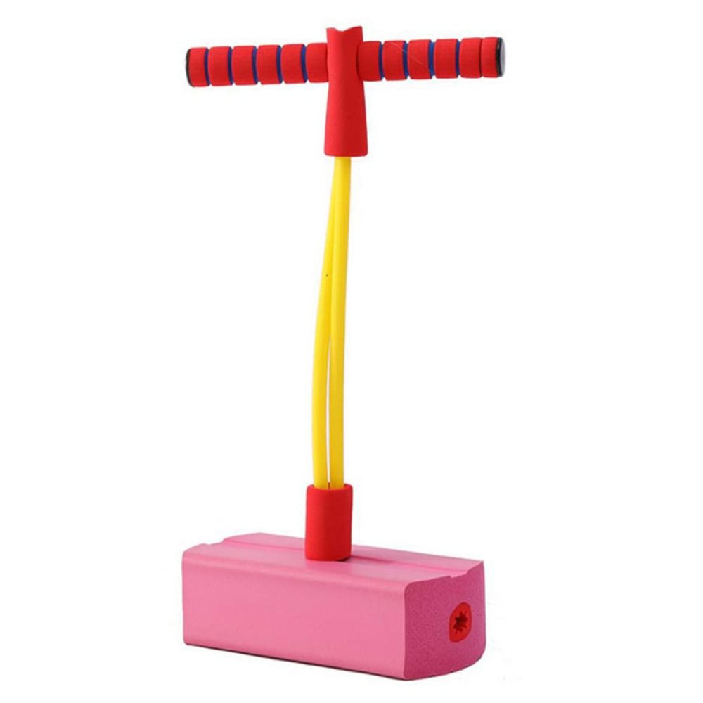 Pineeseatile Foam Jumper for Kids, Foam Jumper Soft Bungee Stick Toy Rubber Birthday with Light Sound for Kids for Daily Use