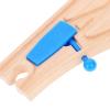 NUOBESTY Set of 2 Wooden Train Track Connectors Switch Track Accessories for Kids Wooden Train Sets, Compatible with Leading Brands, Ideal for Creative Play view 3