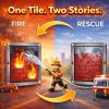 LATI Fire Rescue Magnetic Tiles for Kids,Double-Sided Fire & Rescue Blocks with Fire Truck, Station, Roads & Crane, STEM Magnetic Building Blocks for Boys & Girls Ages 3-8 view 2
