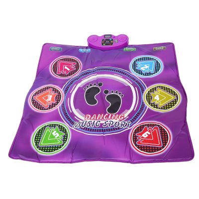 YUEHISY Kids Dance Pad, Bluetooth Dance Mat Toy with Light Up Buttons, Adjustable Volume & Built in Music, Wireless Play Mat for Kids 3 to 12