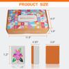 MOOJONGO American Mahjong Tile Set - 166 Mah jongg Tiles Game Sets 1.2-inch Complete Cute Travel Mah Jong, Beautiful Pretty 1.2 Majong Only, 3D Carving Mahjongg with Bag and Dice Accessories view 2